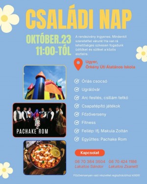 Családi Nap Cegléd plakát