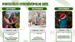 Gyógynövény Klub Cegléd plakát