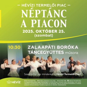 Néptánc a Piacon Hévíz plakát