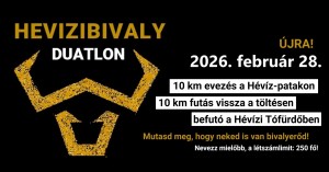 HEVIZIBIVALY Duatlon Hévíz plakát