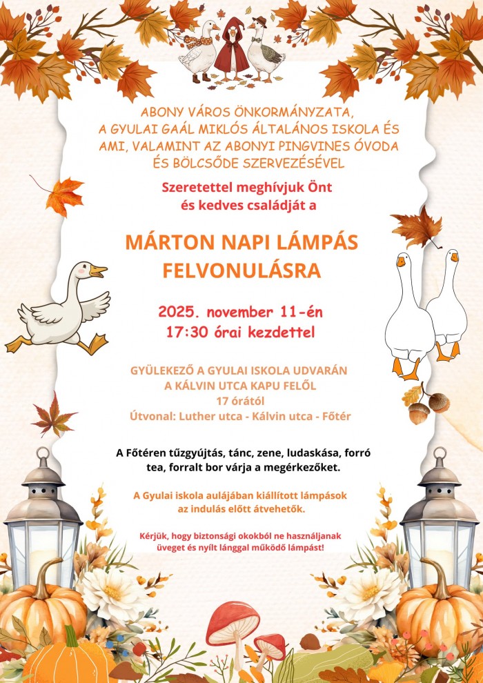 Márton-napi lámpás felvonulás