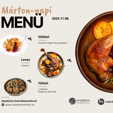 Márton-napi libavacsora Balatonfüred