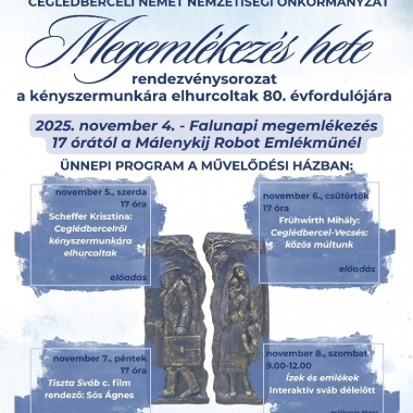 „Megemlékezés hete” Ceglédbercel