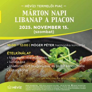 Márton nap a piacon Hévíz plakát