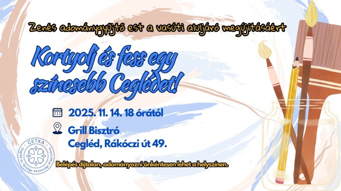 Kortyolj és fess egy színesebb Ceglédet