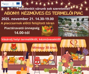 PIACTÉRAVATÓ Abony plakát