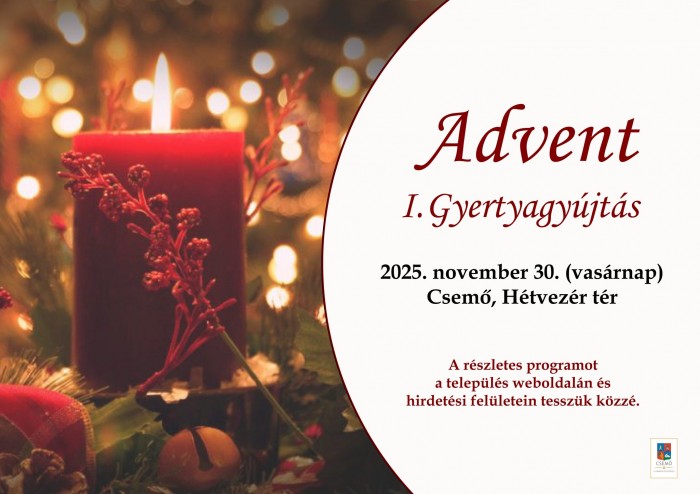 Advent I. gyertyagyújtás
