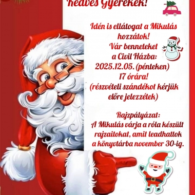 Érkezik a Mikulás Kőröstetétlen