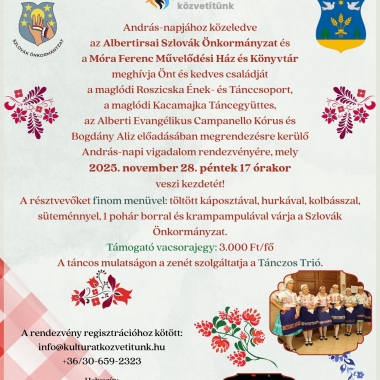 András-napi disznótoros vigadalom Albertirsa