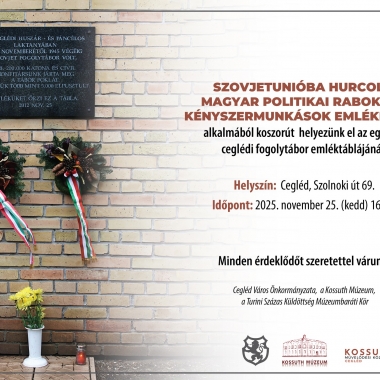 Emlékezzünk együtt! Cegléd