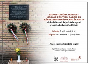 Emlékezzünk együtt! Cegléd plakát