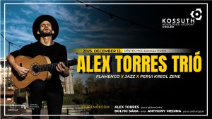 Alex Torres Trió Cegléd plakát