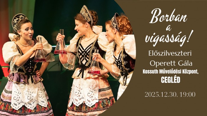 Borban a vigasság! Előszilveszteri Operett Gála