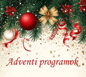 Adventi programok Csemő plakát