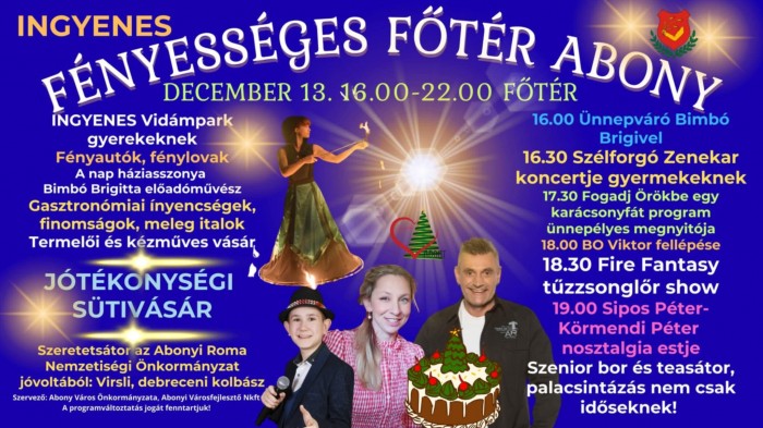 FÉNYESSÉGES FŐTÉR ABONY