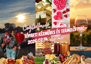 Tóparti Kézműves és Termelői Piac Cegléd plakát