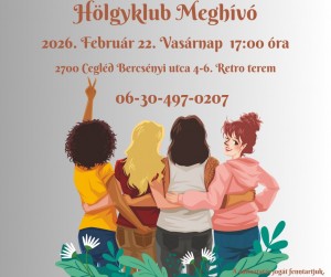 HÖLGY KLUB Cegléd plakát