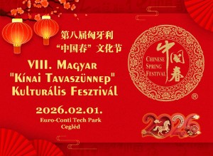 VIII. Magyar "Kínai Tavaszünnep" Cegléd plakát