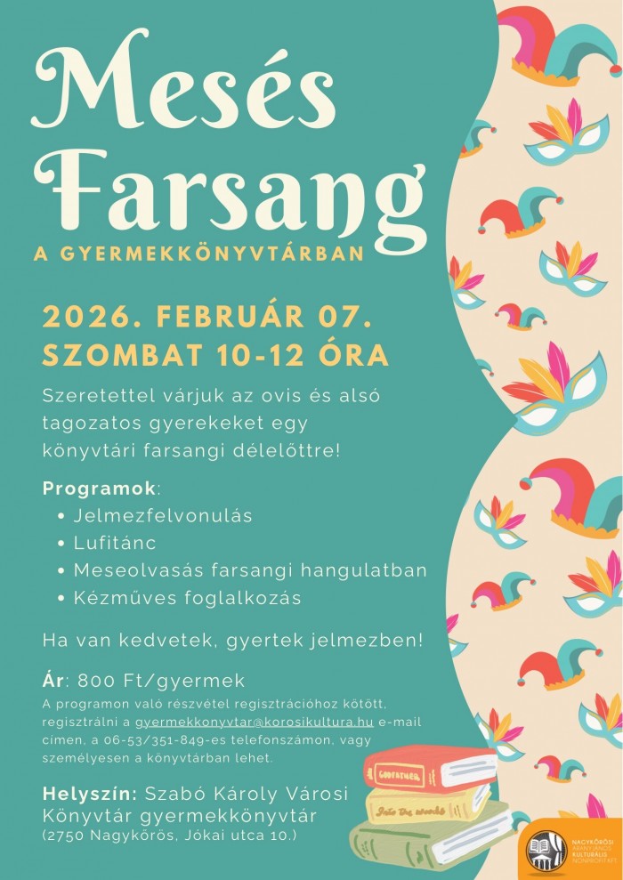Mesés Farsang a Gyermekkönyvtárban