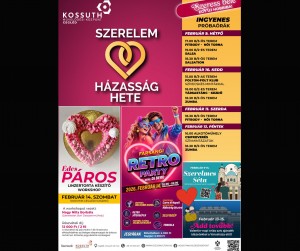 Szerelem és házasság hete Cegléd plakát