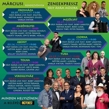 Zeneexressz Fásy Ádámmal Abony