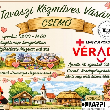 Tavaszi Kézműves Vásár Csemőben Csemő
