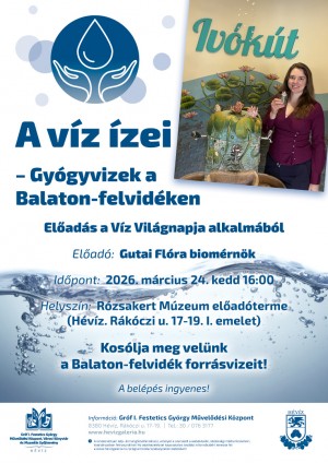 A víz világnapja Hévíz plakát