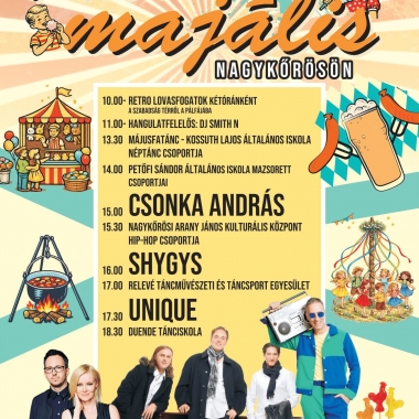 Retro majális Nagykőrösön – a Pálfájában! Nagykáta