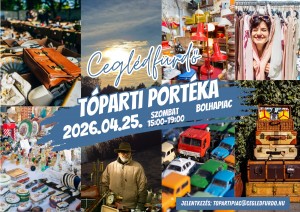 Tóparti Portéka: Bolhapiac a naplementében Cegléd plakát