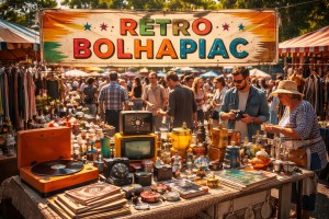 Retro Bolhapiac Nagykőrösön Nagykőrös plakát