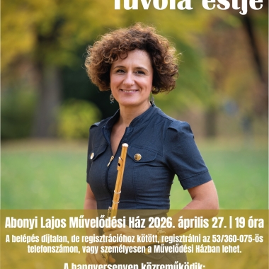Varga Fruzsina fuvola estje Abony