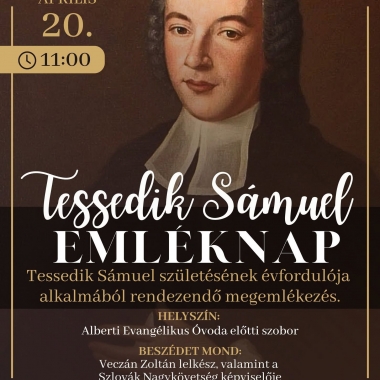 TESSEDIK SÁMUEL EMLÉKNAP Albertirsa