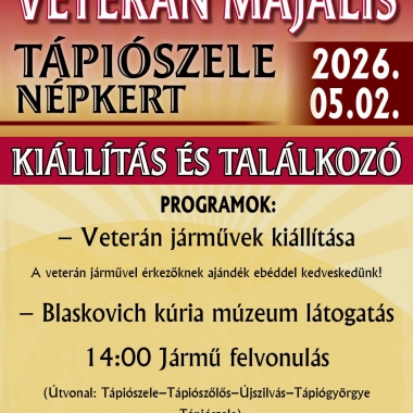 Veterán Majális Tápiószele
