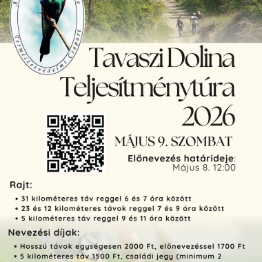 Tavaszi Dolina teljesítménytúrák Albertirsa