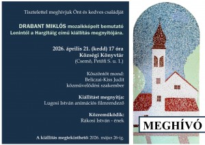 Lenintől a Hargitáig c. kiállítás Csemő plakát