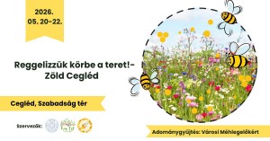 Reggelizzük körbe a teret! Cegléd plakát