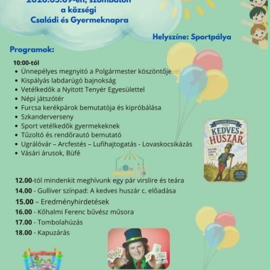Községi családi és gyereknap Tápiószőlős