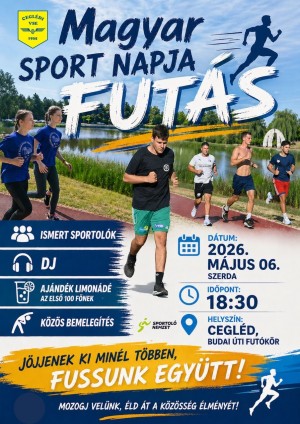 Magyar Sport Napja Cegléd plakát