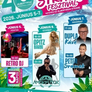 Jubileumi Strand Fesztivál Albertirsa