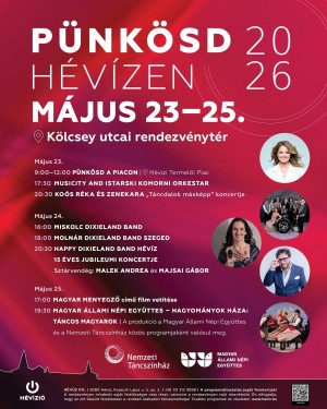 Pünkösd Hévízen Hévíz plakát