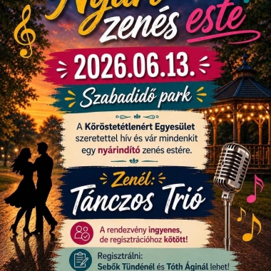 IV. Nyári zenés este Kőröstetétlen