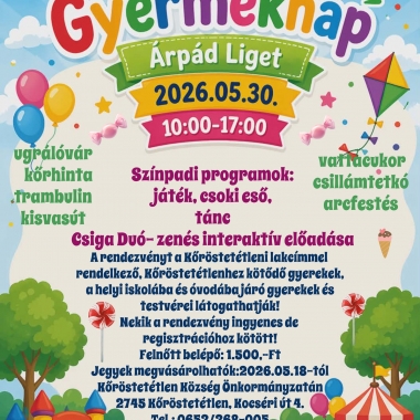 Kőröstetétleni Gyermeknap Kőröstetétlen