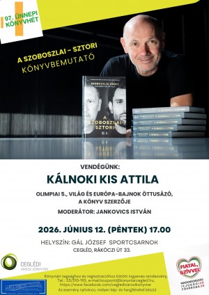 KÖNYVBEMUTATÓ Cegléd plakát