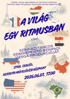 A világ egy ritmusban Cegléd plakát