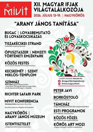 XII. Magyar Ifjak Világtalálkozója Nagykőrös plakát