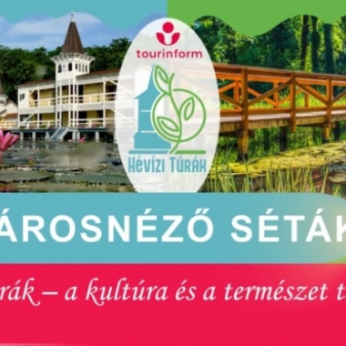 Villák-kertek kosztümös városnéző séta Hévízen Hévíz