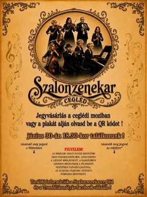 Ceglédi Szalonzenekar Cegléd plakát
