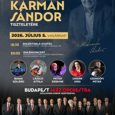Emléktábla-avatás és emlékkoncert Cegléd