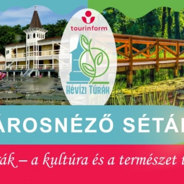Villák-kertek kosztümös városnéző séta Hévízen Hévíz