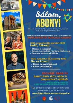 Sálom, Abony! Abony plakát